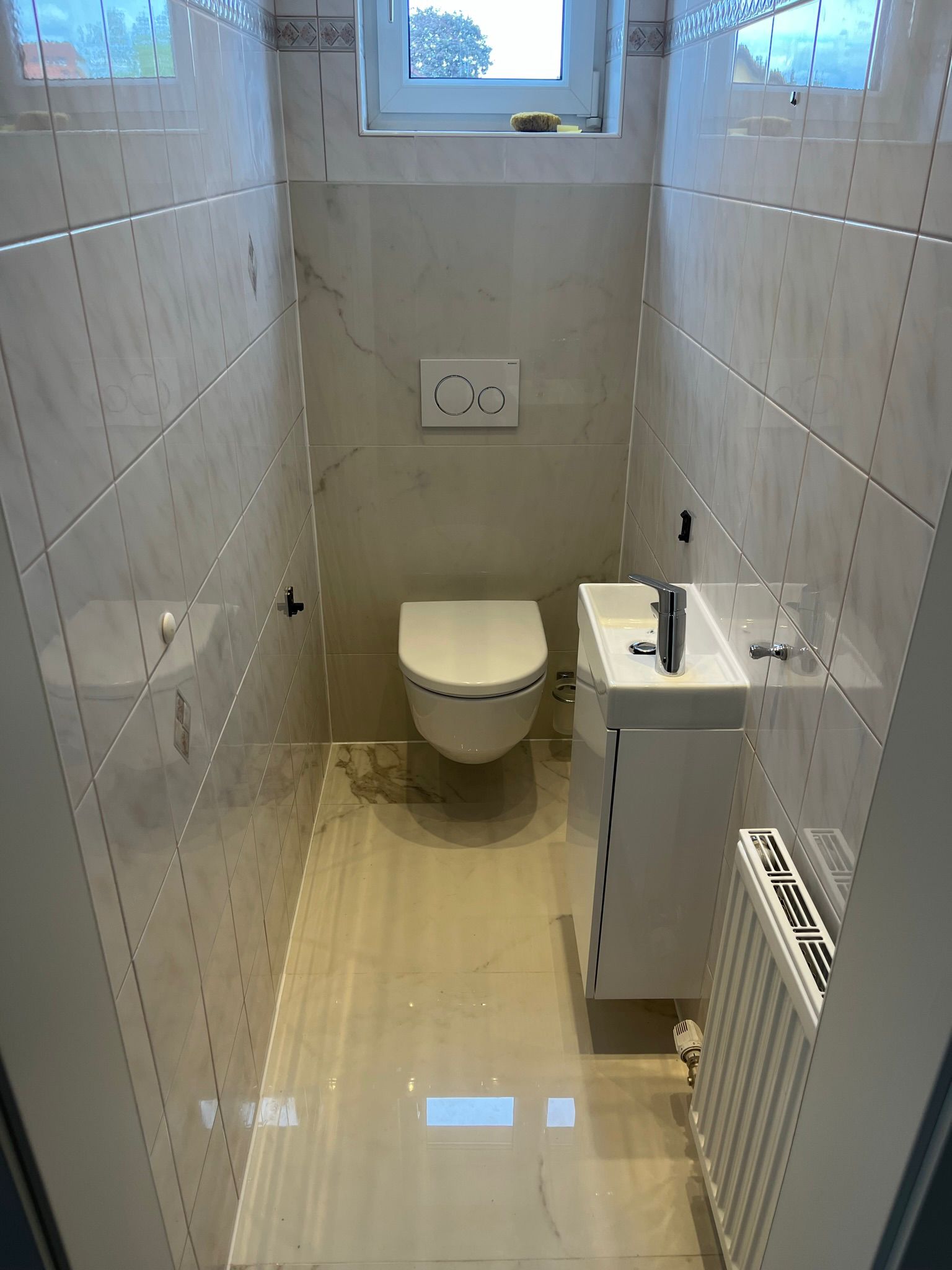 Gäste-WC Marmoroptik, Graz